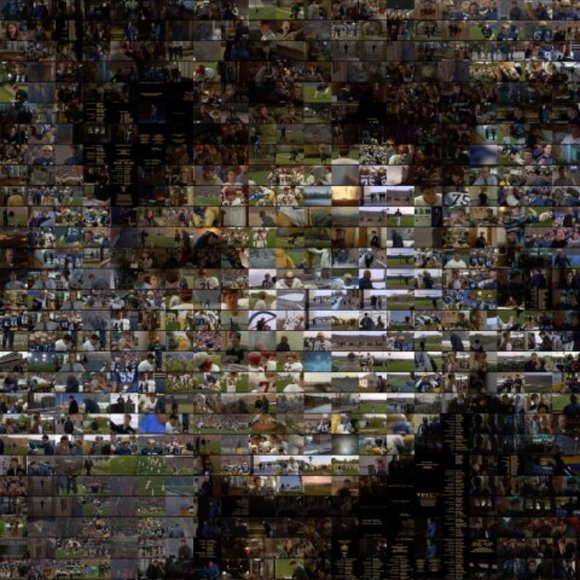 Other - Amazing Rudy Notre Dame movie scene Giclée montage